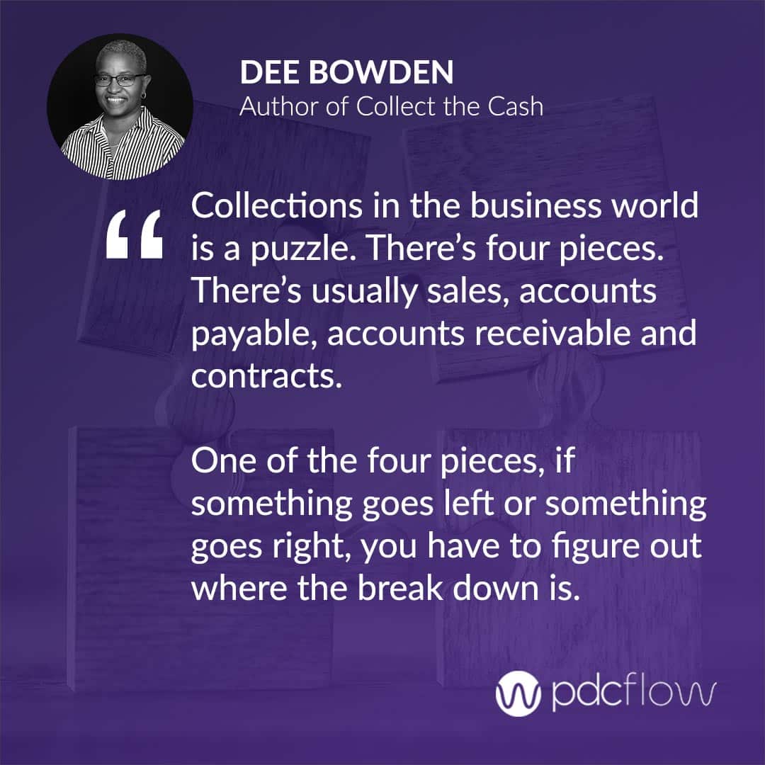 Dee Bowden Quote on Accounts Receivables Billing