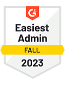 Easiest Admin Fall 2023 G2 Badge