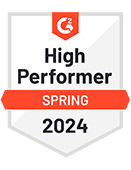 High Performer Spring 2024 G2 Badge